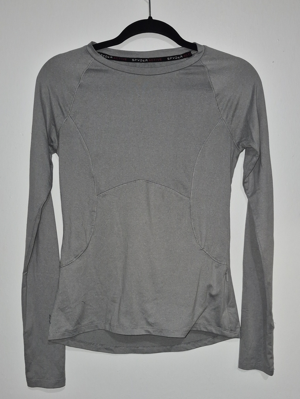 Spyder Women's Light Gray Long-Sleeve Active Top